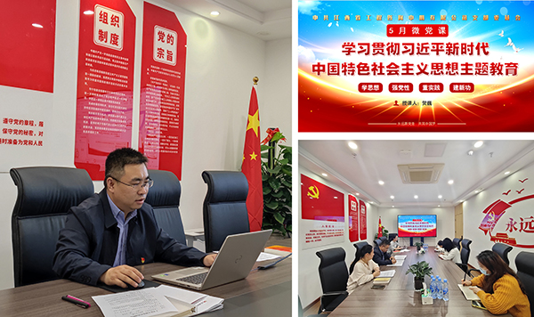 九游（体育门户）官方网站党支部开展学习贯彻习近平新时代中国特色社会主义思想主题教育专题党课活动