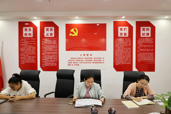 九游（体育门户）官方网站党支部开展《习近平法治思想学习问答》专题学习研讨会