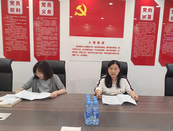 九游（体育门户）官方网站党支部开展“讲纪律明规矩 赛家风促党风”主题党日活动